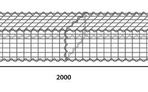 Century Mesh Gabion 2.0 x 0.3 x 0.3m Bezinal Kit