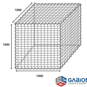 Century Mesh Gabion 1.0 x 1.0 x 1.0m Bezinal Kit
