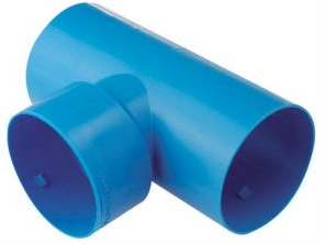 Drain Coil Fitting Tee 65mm