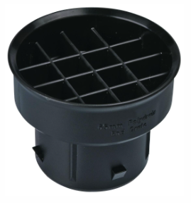 Drain Coil Fitting End Grate 65mm