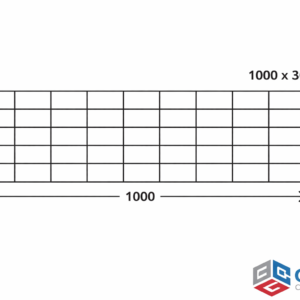 Century Mesh Panel 1.0 x 0.3m -A100x50mm @4mm Ø Bezinal