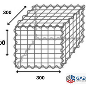 Century Mesh Gabion 0.3 x 0.3 x 0.3m Bezinal Continuous