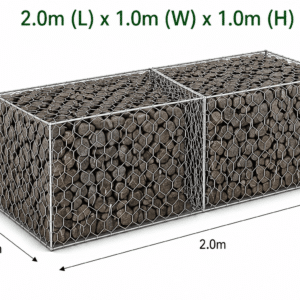 Century Woven Gabion 2.0 x 1.0 x 1.0m Bezinal