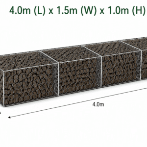 Century Woven Gabion 4.0 x 1.5 x 1.0m Bezinal