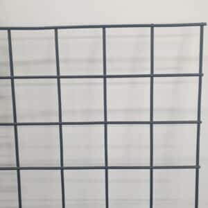 Black Mesh Panel 2.0 x 1.0m -A100x100mm @6mm Ø PVC